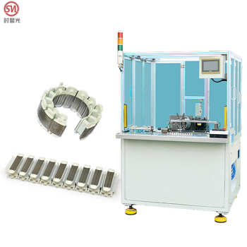 Fan Motor Stator Copper Wire Coil Winding Machine Price Straight strip motor winding machine Industrial fan winding machine