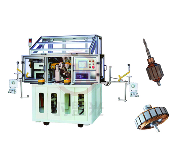 Fully automatic high-power motor stator and rotor winding machine
