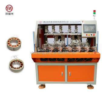 SMG Fully Automatic Coil Winding Machine Water Pump Fan Motor 6 Station Stator Inner Winding Machine