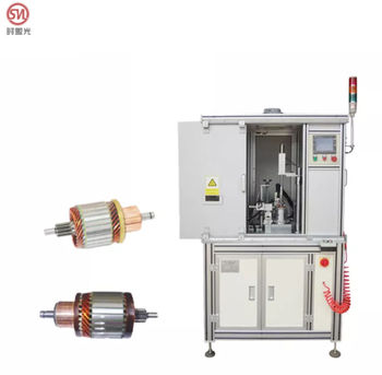 SMG rotor argon arc welding machine starter rotor enameled wire argon arc welding process